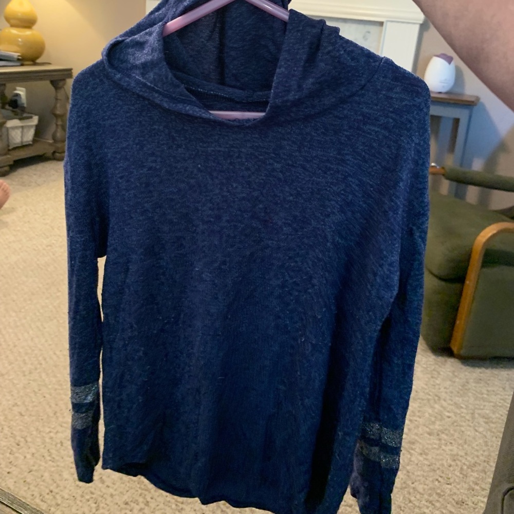 Justice brand navy lightweight hoodie